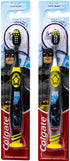 Colgate Batman Toothbrush for Children with Suction Cup, Kids 5+ Years Old, Extra Soft (Colors Vary) - Pack of 2...