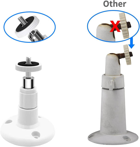 2 Pack Wall Mount Compatible with Wyze Cam Pan V3, Indoor and Outdoor Security Mount for Wyze Cam Pan, Wyze Cam Outdoor and Other Camera with Same...