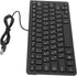 Yosoo Computer Keyboard Mini Thin 78 Keys Keyboard, USB Wired Keyboard with Russian German French English, Portable Personal Wired Keyboard Mute f...