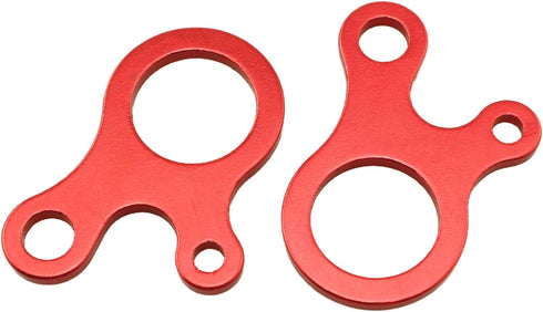 20PCS Red Snail Shaped Three Hole Multi Purpose Rope Buckle Windproof Buckle Anti Slip Tightening Bundling Buckle Canopy Rope Buckle Adjustment Pi...