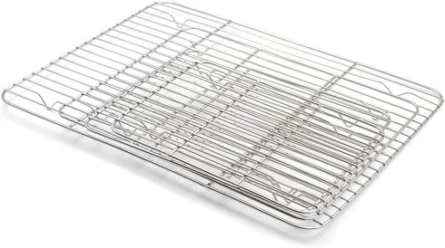 Aspire Cooling Rack 2 Pack - 9" x 7", Stainless Steel Baking Racks for Cooking Baking Roasting Grilling...