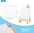 PATIKIL 3x3 Canvas Boards for Painting, 12Pack Cotton Wood Frame Square Triple Primed Stretched Blank Canvas Panel for Acrylic, Oil, Tempera Paint...