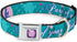 Buckle-Down Seatbelt Buckle Dog Collar - Little Mermaid Silhouette Scenes PART OF YOUR WORLD Blues - 1" Wide - Fits 9-15" Neck - Small...