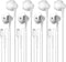 USB C Wired Headphones 4 Pack, Type C Earbuds HiFi Stereo Earphones with Microphone, Remote Control in Ear Headset for Samsung Galaxy S23 S22 S21 ...