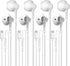 USB C Wired Headphones 4 Pack, Type C Earbuds HiFi Stereo Earphones with Microphone, Remote Control in Ear Headset for Samsung Galaxy S23 S22 S21 ...