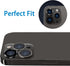 Compatible with iPhone 15 Pro/iPhone 15 Pro Max Camera Lens Protector, Anti-Scratch Lens Cover 9H Tempered Glass Metal Camera Screen Protector Sho...