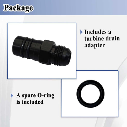 FPE-CTDA-10AN Turbo Drain Tube Adapter, Universal Fit...