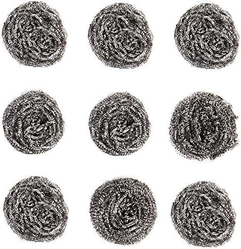 Fuller Brush Heavy Duty Stainless Steel Kitchen Cleaner Scrubbing Scour Sponges - 9 Pack...