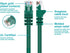 Monoprice 3FT 24AWG Cat5e 350MHz UTP Ethernet Bare Copper Network Cable - Green...