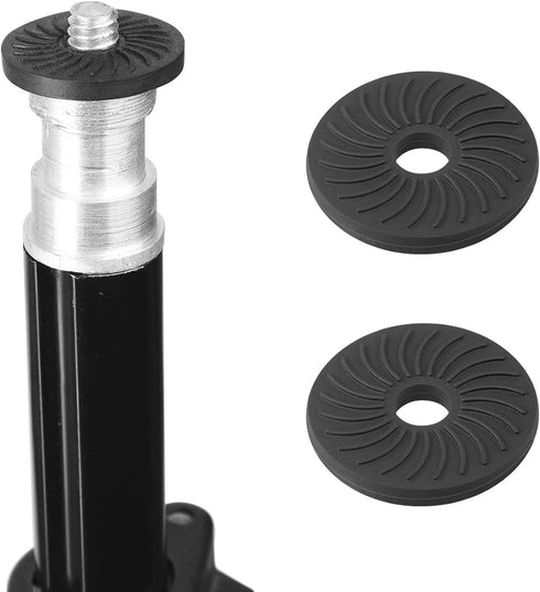 10PCS Shorten Camera Long Screw Shaft Camera Accessory Base Threaded Washer Black Rubber Washer Suitable for Protecting Camera Screw Shaft and Mon...