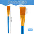6Pcs Acrylic Paint Brushes Flat Paint Brushes for Acrylic Painting 1 inch Watercolor Acrylic Paint Brush Synthetic Nylon Oil Painting Brushes for ...