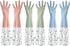 3Pcs Rubber Gloves, Cleaning Gloves for Housekeeping, Dishwashing Gloves, Reusable Rubber Gloves, Bathroom Cleaning Supplies Multicolor(L)...