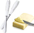2Pcs Butter Knife Spreader Long - Butter Spreader Knife Stainless Steel Butter Knife for Cold Butter Kitchen Accessories - 3 In 1 Butter Knife Ser...