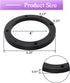 4" Dia Universal Black Plastic Speaker Spacer Adaptor Ring Mounting Bracket Fit ABS Car Stereo Speaker Spacers (2 Pcs)......
