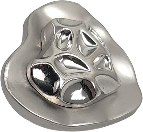 20 pcs Electroplate Heart Shape Metal Shank Sewing Coat Buttons -21mm -7/8"...