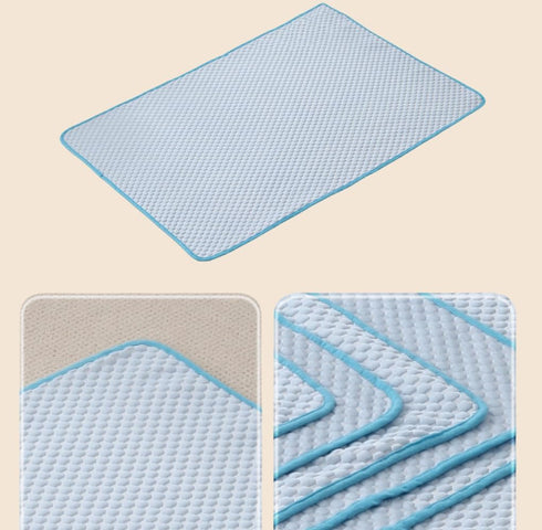 Dog Cooling Mat, Portable Pets Cooling Mat for Pets Family Use, Pets Cooling Pad Durable Machine Washble, Indoor Outdoor Uses in Crate, Kennel, Be...