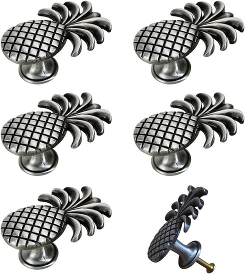 brandname RRRuo Pineapple Cabinet Knobs Zinc Alloy for Drawers Cupboard Wardrobe Pulls Bathroom Office Kitchen Single Hole Handles Decor Accessori...