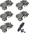 brandname RRRuo Pineapple Cabinet Knobs Zinc Alloy for Drawers Cupboard Wardrobe Pulls Bathroom Office Kitchen Single Hole Handles Decor Accessori...