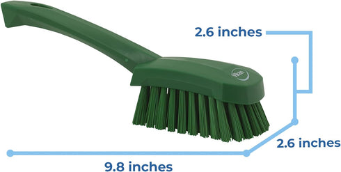 Vikan 41922 Brush,Washing,Stiff,10",PP/PBT,Green...