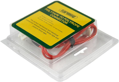 Polytape to Polyrope Connector for Farm Electric Fence Installation...