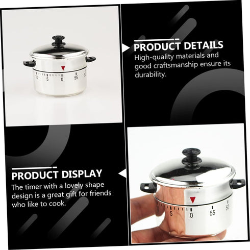 pressure cooker timer cooking pot loud bell novelty kitchen timer homework timer tea kettle shaped timer animal cooking timer sports timer clock p...