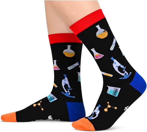 sockfun Science Socks for Men Women Science Gifts for Teens Chemistry Socks Chemistry Gifts, Scientist Teacher Gifts Science Stocking Stuffers...