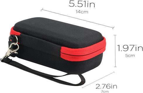co2CREA Hard Travel Case Replacement for Bosch GLM 50 C/GLM 40 / GLM 165-10 / GLM 165-40 Enabled 165’ Distance Measure (Black Case + Inside Blue +...