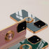 aowner Compatible with iPhone 13 Pro Max Ring Holder Stand Case Glitter Plating Rose Gold Edge 360 Rotation Kickstand for Women Slim Soft Flexible...