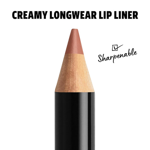 NYX PROFESSIONAL MAKEUP Slim Lip Pencil, Long-Lasting Creamy Lip Liner - Peakaboo Neutral...