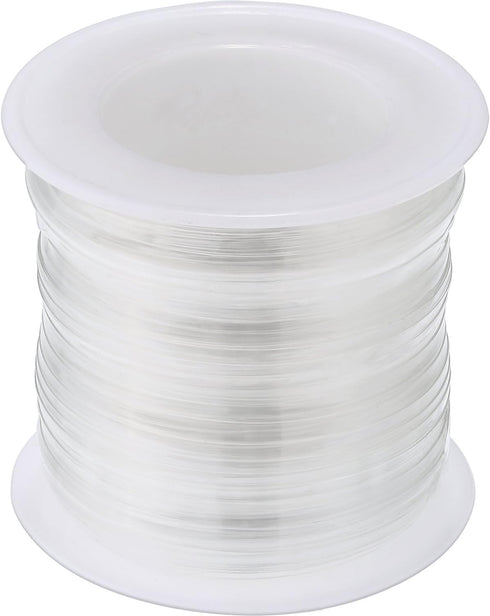 BBTO Clear Elastic Strap Lightweight Elastic Clear Bra Strap for Cloth Sewing Project (33 Yards x 0.12 Inch)...