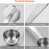 Two-in-One Stainless Steel Coffee Scoop Tamping Dual-Purpose Coffee Spoon Powder Hammer Tamper Multi Function Spoon Holder Coffee Tools for Measur...