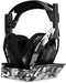 MightySkins Carbon Fiber Skin Compatible with Astro A50 Wireless Headphones + Base Station (Gen 4) - Mono Camo | Protective, Durable Textured Carb...