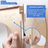 Worown 14 Holes Collapsible Wood Balloon Sizer Box, 1-10 Inch Balloon Sizer Cube, Balloon Size Measurement Tools for Balloon Arches, Balloon Colum...