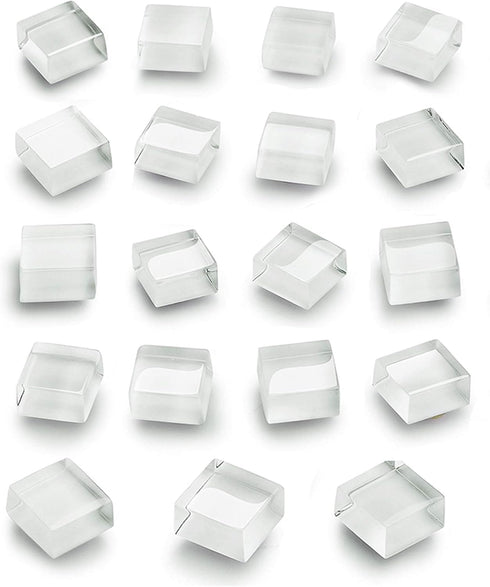 Mymazn Fridge Magnets Refrigerator Magnets for Fridge Cute Glass Magnets Decorative Kitchen Office (White)...