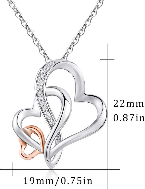 MEDWISE Three Generations Necklace for Grandma Gifts Jewelry S925 Sterling Silver Grandmother Mom Granddaughter Mother's Day Necklace Jewelry Birt...