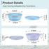 Kytely Collapsible Dog Bowls Medium (650ml), 2 Pack Travel Dog Bowls for Dog Cat, Portable Dog Water Food Bowl with Clasp, Pet Cat Feeding Cup Dis...