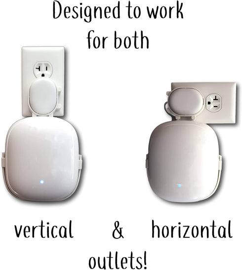 The Nest Wifi Pro Genie Wall Mount Outlet Holder Stand (1-Pack) | Lowest Profile | Open Access | No Messy Screws or Tape | Reinforced Support | Ho...