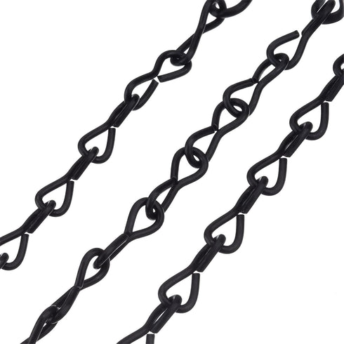 8 Pack 9.5 Inches Hanging Chains for Bird Feeders, Billboards, Chalkboards, Planters and Decorative Ornaments (Black)...