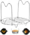Steamer Rack Trivet with Handles Compatible with Instant Pot Accessories 3 Qt 5 Quart, Pressure Cooker Trivet Wire Steam Rack, Great for Lifting o...