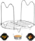 Steamer Rack Trivet with Handles Compatible with Instant Pot Accessories 3 Qt 5 Quart, Pressure Cooker Trivet Wire Steam Rack, Great for Lifting o...