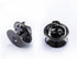 Canomo 50 Pairs Butterfly Clutch Tie Tacks Pin Backs with 10mm Blank Pins(Black)...