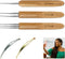 5 Pcs Dreadlocks Tool Set Includes 3 Pcs Dreadlocks Crochet 1 Hook 2 Hooks 3 Hooks Hair Weaving Needle Crochet, 2 Pcs Crochet Hair Tools Interlock...
