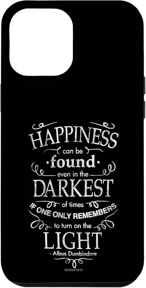 iPhone 12 Pro Max Harry Potter Happiness Quote Case...