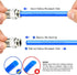 TAILONZ PNEUMATIC 304 Stainless Steel Male Straight 4MM Tube OD x 1/4 Inch NPT Thread Push to Connect Fittings PC4-N2 (Pack of 5)...