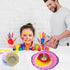 Plastic Pouring Strainers,Flower Acrylic Paint Strainers,Silicone Kitchen Sink Drain Basket for Painting Pouring Supplies and Creating Unique Patt...