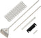 ZRDR Aquarium Scraper, Aquarium Algae Scraper, Algae Scraper for Glass Aquariums, 25.6" Stainless Steel Scraper Cleaning Razor with 10 Blades for ...
