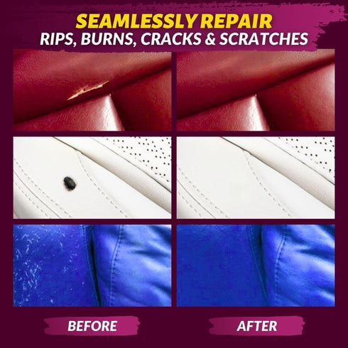 COCONIX Leather Care PRO Professional Black Leather & Vinyl Repair Kit...