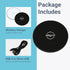 Progressive Desk Qi Wireless Charger, Standing Desk Accessories, Desk with Wireless Qi Charging Pad,Certified, 5v. Black,DA-12-Black...