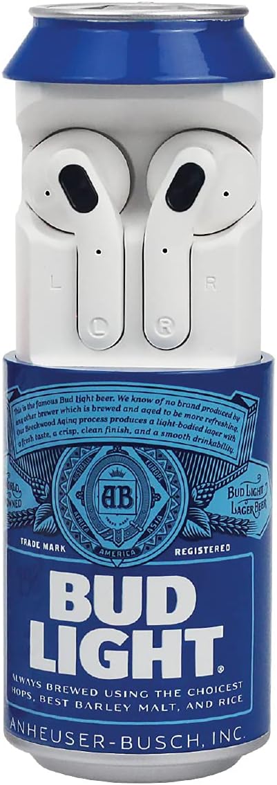 Bud Light Wireless Earbuds - Can Shaped Charging Case, High-Definition Stereo Sound, 9 Hours of Playtime, Bluetooth 5.0, Voice Assistant Compatibl...