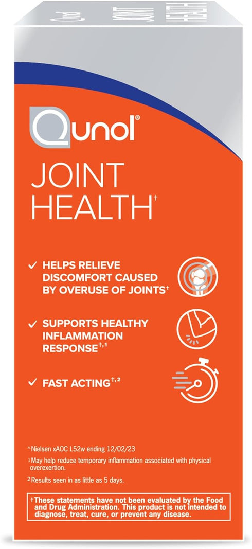Qunol 5-in-1 Joint Support Supplement, Fast Acting, One Pill Dose, Support Healthy Inflammation Response & Discomfort Caused by Overuse of Joints,...